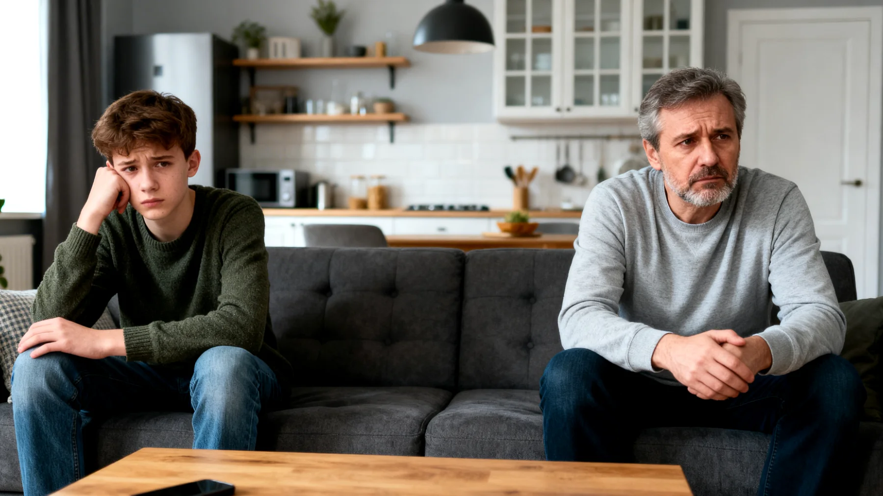 Tata ma trudności w pomocy nastolatkowi w radzeniu sobie ze zmianami życiowymi (dojrzewanie, nowa szkoła, zmiany w rodzinie) i nie wie, jak wspierać go emocjonalnie w tym okresie przejściowym"